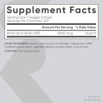 Sports Research Extra Strength Vegan Biotin (Vitamin B) Supplement with Organic Coconut Oil - Supports Keratin for Healthier Hair & Skin - Great for Women & Men - 5,000mcg, 120 Veggie Softgel Capsules