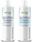 Biotin Shampoo and Conditioner for Hair Growth, Thinning Hair Treatment - NATURAL, Sulfate Free, for Men and Women (THICKENING SHAMPOO AND CONDITIONER)