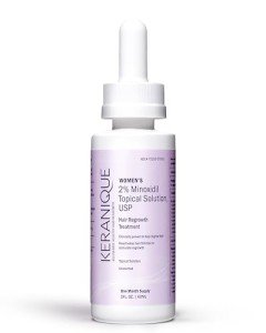 Keranique Hair Regrowth Treatment Dropper – 2% Minoxidil, 2 Fl Oz 30 Day Supply – Regrow Thicker-Looking Hair, Helps Revitalize Hair Follicles