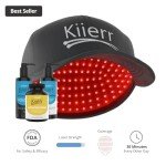 Kiierr 272 Premier Complete System | FDA Cleared Laser Cap, Shampoo, Conditioner, and Vitamins | Hair Loss Treatment For Men & Women | Laser Therapy For Hair Loss