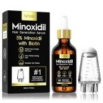 5% Minoxidil Hair Growth Oil for Men & Women Kit - Extra Strength Regrowth Serum, Topical Hair Loss Treatment Serum, Thicker, Healthier Hair & Beard Growth Kit, 2.11 fl.oz