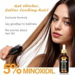 5% Minoxidil Hair Growth Oil for Men & Women Kit - Extra Strength Regrowth Serum, Topical Hair Loss Treatment Serum, Thicker, Healthier Hair & Beard Growth Kit, 2.11 fl.oz