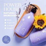 Luseta Biotin Shampoo and Conditioner for Hair - Thickening Shampoo for Thinning Hair - Infused with Argan Oil to Repair Damaged Dry Hair - Sulfate Free Paraben Free-2 x 16.9 fl oz