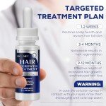 5% Minoxidil for Men and Women, Hair Regrowth Treatment for Thinning Hair and Hair Loss, Topical Solution - 1 Months Supply - Dermatologist recommended (Pack of 1)