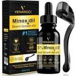 5% Minoxidil for Men Hair Growth Oil: Hair Regrowth Treatment for Scalp Hair Loss & Beard - Hair Growth Serum for Thicker, Longer, Fuller, Healthier Hair
