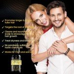 5% Minoxidil for Men Hair Growth Oil: Hair Regrowth Treatment for Scalp Hair Loss & Beard - Hair Growth Serum for Thicker, Longer, Fuller, Healthier Hair