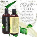 PURA D'OR Advanced Therapy Biotin Shampoo & Conditioner Hair Care Set For Hair Thinning, CLINICALLY TESTED Effective Results, Herbal Hair Thickening Products For Women & Men, 16oz x2