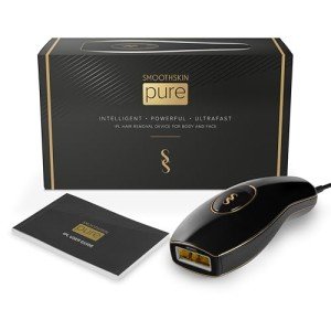 Smoothskin Pure IPL Laser Hair Removal Device for Women & Men, Long-Lasting, for Body, Bikini & Face, Alternative to Laser & Bikini Shaver