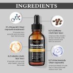 Hair Growth Treatment for Thicker Longer, 5% Minoxidil Biotin Hair Growth Serum Oil for Men and Women, Prevents Hair Loss and Thinning, 2.11 fl.oz