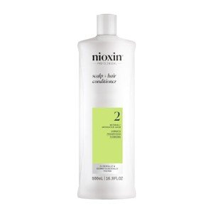 Nioxin System 2 Scalp + Hair Thickening Conditioner | For Natural Hair with Progressed Thinning | Boost Hair Density with Niacinamide & Biotin | 16.9 Fl Oz