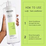 Nioxin System 2 Scalp + Hair Thickening Conditioner | For Natural Hair with Progressed Thinning | Boost Hair Density with Niacinamide & Biotin | 16.9 Fl Oz