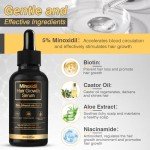 5% Minoxidil Hair Growth for Men and Women, Minoxidil Hair Growth Serum, Promotes Hair Growth, Strengthens Hair Follicles, Helps Prevent Hair Fall and Hair Loss