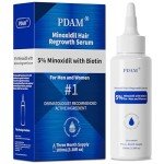 5% Minoxidil for Men Hair Growth Serum - Minoxidil for Women Serum with Biotin for Thicker & Healthier, Topical Minoxidil for Men Restore Fuller Beard & Hair Growth Oil Unisex 3.38 FL OZ for 3 Months
