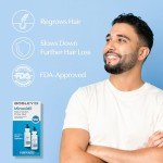 BosleyMD Professional Strength Men's Hair Re-growth Treatment, 5% Minoxidil Topical Solution, 2 Fl Oz (Pack of 2)