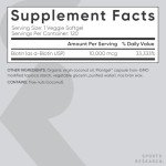 Sports Research® Biotin 10,000mcg with Organic Coconut Oil - Biotin (Vitamin B7) for Healthy Skin and Hair Support* - for Women and Men - Vegan, Non-GMO, Gluten & Soy-Free - 120 Veggie Softgels