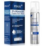 5% Minoxidil for Men Foam Hair Growth - Minoxidil Foam Hair Regrowth Treatment for Men, Topical Hair Loss Treatments, Extra Strength Thicker & Fuller Hair, 1 Month Supply, 2.11 oz