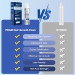 5% Minoxidil for Men Foam Hair Growth - Minoxidil Foam Hair Regrowth Treatment for Men, Topical Hair Loss Treatments, Extra Strength Thicker & Fuller Hair, 1 Month Supply, 2.11 oz