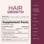 Nature's Bounty Hair Growth Supplement, 1 Per Day, Clinically Shown to Support Thicker, Fuller Hair, with Biotin, Silicon & Arginine, 30 Capsules
