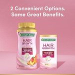 Nature's Bounty Hair Growth Supplement, 1 Per Day, Clinically Shown to Support Thicker, Fuller Hair, with Biotin, Silicon & Arginine, 30 Capsules
