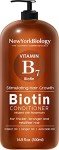 New York Biology Biotin Conditioner for Hair Growth and Thinning Thickening Formula for Hair Loss Treatment For Men & Women Anti Dandruff - 16.9 fl Oz