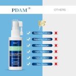 Minoxidil for Men Hair Growth Spray - 5% Topical Hair Regrowth Treatment for Thinning Hair and Beard Growth, Extra Strength Hair Loss Solution (2 Pack)