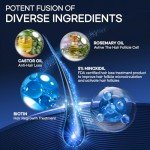 5% Minoxidil Hair Growth for Men and Women: Extra Strength Minoxidil Hair Loss Treatment Serum with Boitin for Faster Stronger Thicker Hair Growth, 4 FL OZ/120 ML