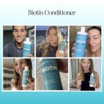 Volumizing Biotin Conditioner for Thinning Hair - Volumizing Conditioner for Fine Thin & Weak Hair - Sulfate Paraben & Silicone Free with Nourishing Plant Proteins & B Vitamins - Color Safe (16 Fl Oz)