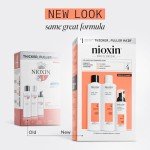 Nioxin Scalp + Hair Thickening System 4 | For Colored, Dry, & Damaged Hair with Progressed Thinning | Maintain Vibrant Color | Nourish & Boost Hair Density with Niacinamide & Biotin | 3 Month Supply