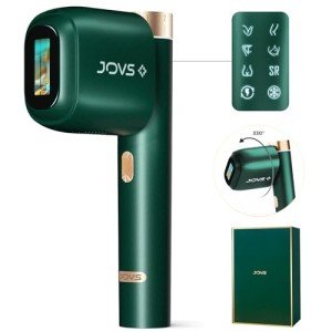 JOVS Laser Hair Removal, [24J Energy] IPL Hair Removal for Women and Men, 37°F Painless Sapphire Ice-Cooling Tech, 6 Modes for Whole Body Hair Removal Device, 2 in 1 Skin Rejuvenation, 330° Rotation