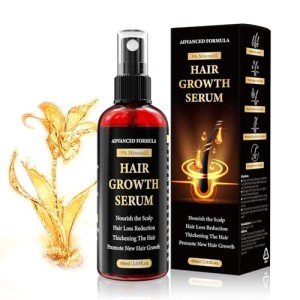 5% Minoxidil for Men/Women Hair Growth Serum Spray,Thinning Hair Loss/Regrowth Treatment for Women/Men,Minoxidil for Men’s Beard,Contain Rosemary Oil,Batana Oil for Hair Growth,Gentler,Refreshing 60ml
