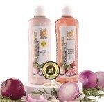 NATURAL SANT - Onion Biotin and Rosemary Shampoo & Treatment Set for Stronger, Thicker and Longer Hair - Soft and Shine, Hair Loss and Thinning Hair, Growth Shampoo, Paraben Free, Silicone Free