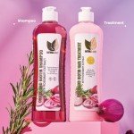 NATURAL SANT - Onion Biotin and Rosemary Shampoo & Treatment Set for Stronger, Thicker and Longer Hair - Soft and Shine, Hair Loss and Thinning Hair, Growth Shampoo, Paraben Free, Silicone Free