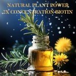 5% Minoxidil with Biotin for Men Spray, Minoxidil with Rosemary for Women Hair Growth, Beard Scalp Serum for Thicker Fuller Hair (2 x 2 Fl Oz)