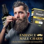 5% Minoxidil with Biotin for Men Spray, Minoxidil with Rosemary for Women Hair Growth, Beard Scalp Serum for Thicker Fuller Hair (2 x 2 Fl Oz)