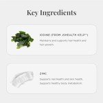 JSHealth Hair Formula - Vitamins for Hair Growth and Energy with Zinc and Iodine - Hair Loss Supplement for Men and Women (60 Capsules)