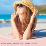 Facial Hair Remover for Women - as Seen on TV Painless Face Shaver - Electric Hair Removal Device for Face Lips Peach Fuzz with Light (Blue)