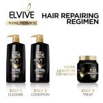 L’Oréal Paris Elvive Total Repair 5 Repairing Conditioner for Damaged Hair Conditioner with Protein and Ceramide for Strong Silky Shiny Healthy Renewed Hair 28 Fl Oz