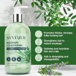 Svvimer Rosemary Hair Growth Conditioner: Thickening Moisturizing Product with Biotin for Women Men - for Damaged Dry Thinning Hair 11.8 fl.oz