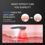 Jitesy Laser Therapy Hair Growth Comb, Red Light Therapy for Hair Growth, FDA Cleared Laser Comb System, Hair Loss, Hair Thinning & Alopecia Treatment for Men & Women Homeuse