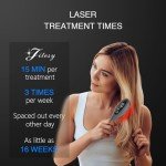 Jitesy Laser Therapy Hair Growth Comb, Red Light Therapy for Hair Growth, FDA Cleared Laser Comb System, Hair Loss, Hair Thinning & Alopecia Treatment for Men & Women Homeuse