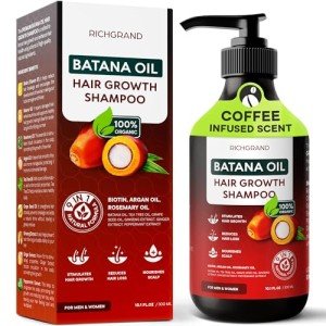 Batana Oil Shampoo for Hair Growth - Routine Shampoo for Thinning Hair for Women & Men - 9-in-1 Natural Hair Loss Shampoo with Biotin, Rosemary Oil - Thickening Hair Treatment & Regrowth