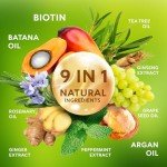 Batana Oil Shampoo for Hair Growth - Routine Shampoo for Thinning Hair for Women & Men - 9-in-1 Natural Hair Loss Shampoo with Biotin, Rosemary Oil - Thickening Hair Treatment & Regrowth