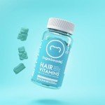 Sugarbear Hair Vitamin Gummy 1 Month Supply Extra Strength Biotin 6000mcg, Growth for Men & Women, Vegan Vitamin B12, MSM, Inositol, Omega 3, Elderberry, Certified Kosher, Halal, Cruelty-Free