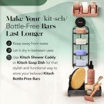 Kitsch Rosemary & Biotin Shampoo and Conditioner Bar Set for Thinning Hair - Volume Shampoo & Conditioner Bar for Men and Women, Hair Thickening & Regrowth Combo, Paraben Free, Made in USA - 2pcs