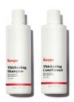 Keeps Hair Regrowth Shampoo & Conditioner Set for Fuller, Thicker Looking Hair - Thinning & Regrowth Haircare Products for Men - DHT Blocker - Infused with Biotin, Caffeine, & Saw Palmetto