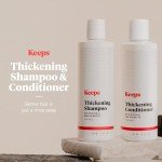 Keeps Hair Regrowth Shampoo & Conditioner Set for Fuller, Thicker Looking Hair - Thinning & Regrowth Haircare Products for Men - DHT Blocker - Infused with Biotin, Caffeine, & Saw Palmetto