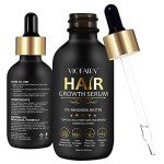5% Minoxidil for Men and Women - Biotin Hair And Beard Growth Serum & 5% Minoxidil Treatment for Stronger Thicker Longer – Natural Growth Thickening Treatment - Stop Thinning & Hair Loss-1Month supply