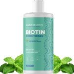 Volumizing Biotin Conditioner for Thinning Hair - Volumizing Conditioner for Fine Thin & Weak Hair - Sulfate Paraben & Silicone Free Hair Conditioner Nourishing Plant Proteins & B Vitamins (Mint)