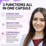 VITBOOST Biotin with Hyaluronic Acid, Collagen and Keratin – 25000 mcg Hair Growth Vitamins for Men and Women – Nails and Skin, USA Made - Third Party Tested, B1, B2, B3, B6, B7 Complex - 60 Capsules