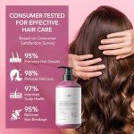 Onion & Rosemary Hair Growth Shampoo: Biotin Infused Shampoo for Hair Loss and Thinning Hair - Promotes Healthier, Thicker and Stronger Hair for Women and Men (16.9 Fl Oz (Pack of 1))